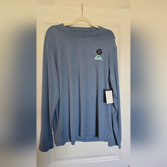 Men's Quiksilver Long Sleeve Surf Tee Size XL NWT - Picture 2 of 8